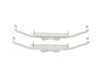 Bosch Bosch Blue Semi-Metallic Brake Pads With Hardware - Rear - BMW E82/88 128, E9X 323/325/328, E84 X1 28i BE1267H View 2