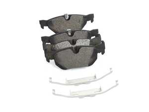 Bosch Blue Semi-Metallic Brake Pads With Hardware - Rear - BMW E82/88 128i, E9X 328i/xi, E84 X1 28i