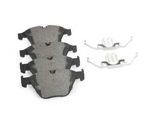 Bosch Blue Semi-Metallic Brake Pads With Hardware - Front - E9X 328, E84 28i