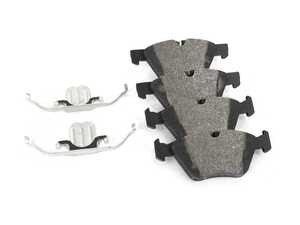 Bosch Blue Semi-Metallic Brake Pads With Hardware - Front - E82/88 128i, E84 xDrive28i, E9X 328xi