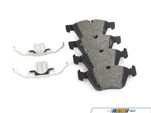 Bosch Bosch Blue Semi-Metallic Brake Pads With Hardware - Front - E82/88 128i, E84 xDrive28i, E9X 328xi BE1061H