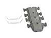Bosch Bosch Blue Semi-Metallic Brake Pads With Hardware - Front - BMW E39 530 540 M5, E38 740i/iL, E53 X5 BE681H View 1