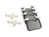 Bosch Bosch Blue Semi-Metallic Brake Pads With Hardware - Front - BMW F3X 335 340 435 440, F8X M3 M4 BE1609H View 1
