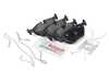Bosch Bosch Blue Semi-Metallic Brake Pads With Hardware - Rear - BMW E36 E46 Z4 BE763H View 2