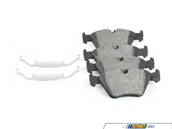 Bosch Bosch Blue Semi-Metallic Brake Pads With Hardware - Front - BMW E46 330, E83 X3, E85/86 Z4 3.0si BE946H