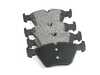 Bosch Bosch Blue Semi-Metallic Brake Pads With Hardware - Front - BMW E46 330, E83 X3, E85/86 Z4 3.0si BE946H View 3