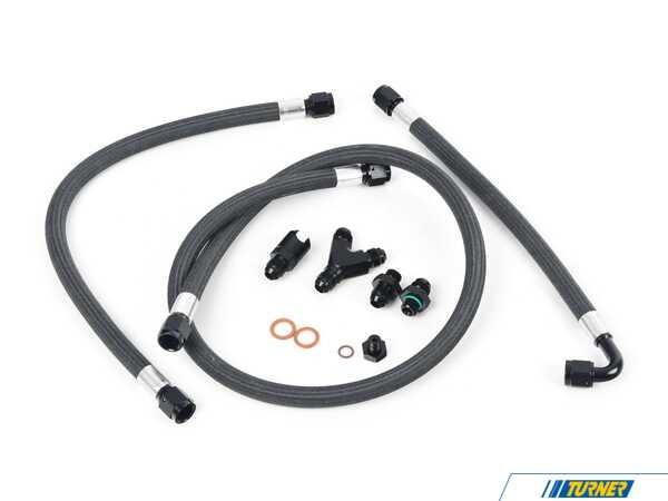 JH Motorsports  Braided Kevlar Fuel Line Re-Route Kit JHM-C740TFLRRK