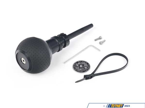 Black Forest Industries BFI GS2 Automatic Shift Knob - Black w/ Black Perforated Air Leather - E82/88 E9X E85/89 Z4 (Automatic Trans) GS2-BMA-2S