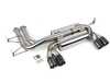 Megan Racing Megan Supremo Axle Back Exhaust - Black Chrome Tips - E46 M3 MRABEBE46M30EBC View 1