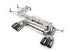 Megan Racing Megan Supremo Axle Back Exhaust - Black Chrome Tips - E46 M3 MRABEBE46M30EBC View 3
