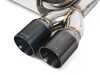 Megan Racing Megan Supremo Axle Back Exhaust - Black Chrome Tips - E46 M3 MRABEBE46M30EBC View 4