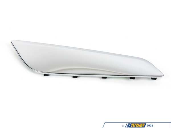 Genuine BMW TRIM, AIR DUCT, SIDE CHROME 51137349594