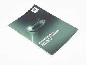 OWNER'S HANDBOOK, NAV & INFO
