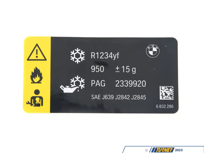 71236832286 - LABEL, COOLANT | Turner Motorsport