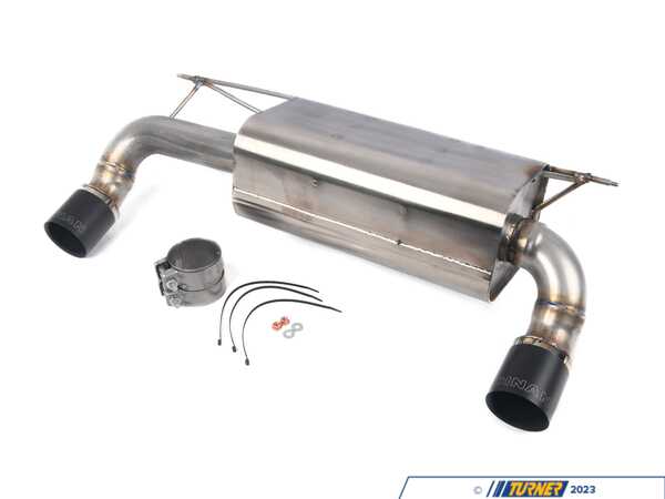 Dinan Dinan Stainless Axle-Back Exhaust - Black Tips - F22 M240i/xDrive D660-0067-BLK