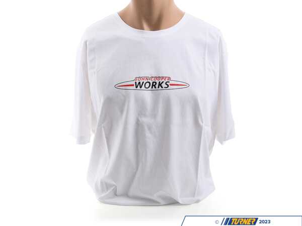 Genuine MINI MINI JCW MEN'S Logo T Shirt Logo White - XXL 80142454512