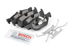Bosch QuietCast Semi-Metallic Brake Pads - Rear - BMW E82/88 128, E9X 323/325/328, E84 X1 28i