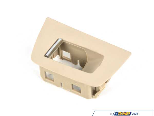 Genuine BMW TRIM FOR POWER WINDOW, LEFT 51427438805