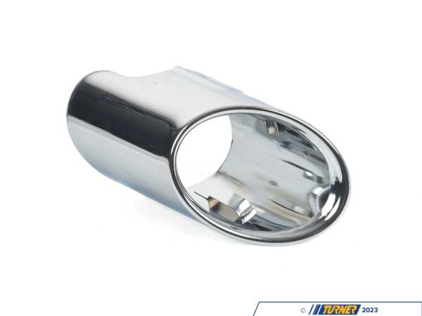 Genuine BMW Genuine BMW Tailpipe Tip, Chrome, Right - 18307535435 - E71 18307535435