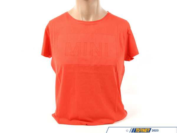 Genuine MINI MINI T-Shirt Women's Jersey Coral - M 80142454906