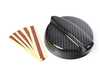 ECS Carbon Fiber Gas Cap Cover 51177158196 View 1