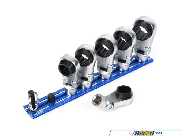 VIM Tools 6 Piece Flex Offset Ratcheting Attachment Set 3/8 Inch Drive 12-Point NORA150XL