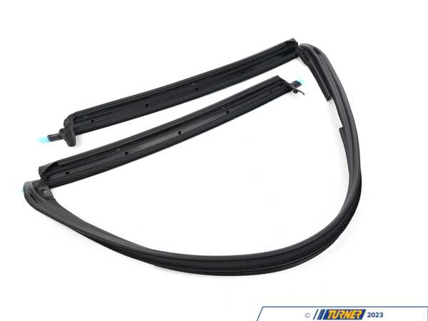 Genuine BMW Genuine BMW Seal, Roof Shell, Front Glanzschwarz - 54377415362 54377415362