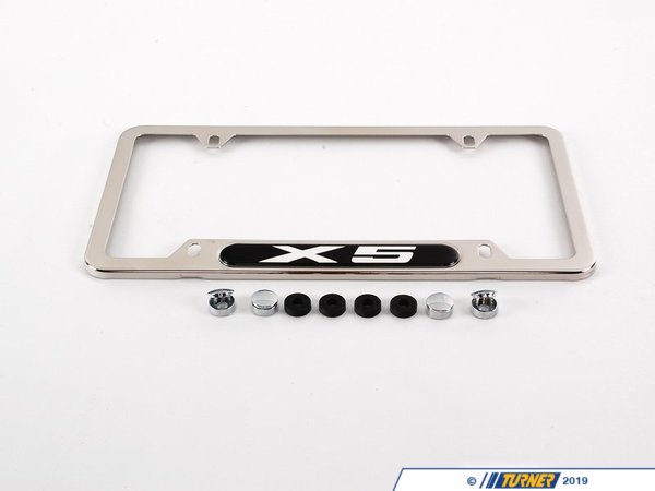 Genuine BMW Genuine BMW License Plate Frame - X5 - E70, E53 - (NO LONGER AVAILABLE) 82120418629