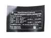 Genuine BMW LABEL "EXHAUST EMISSION" 71228602431 View 1