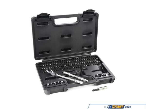VIM Tools 89 Piece Bit Set With 1/4" Flex Ratchet  FRBS89