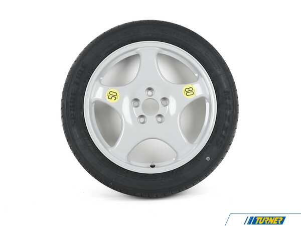 Genuine BMW SPACE SAVER WHEEL WITH TIRE 36115A3E076