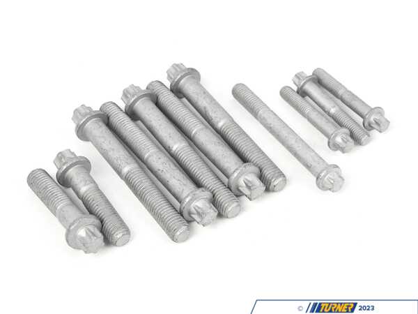 Genuine BMW N54 Manual Transmission Complete Bellhousing Bolt Kit 23001222891KT