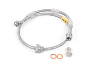 Braided Stainless Steel Brake Line - Front - Priced Each