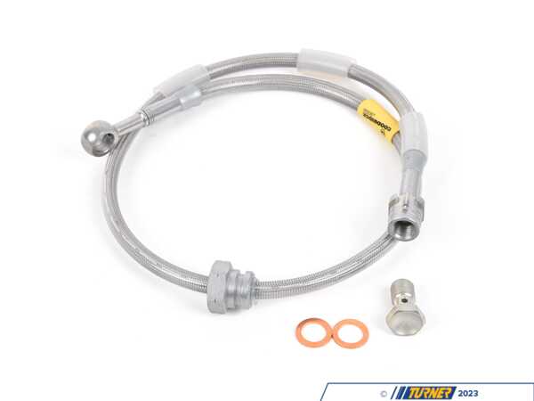 Brembo Braided Stainless Steel Brake Line - Front - Priced Each 903635