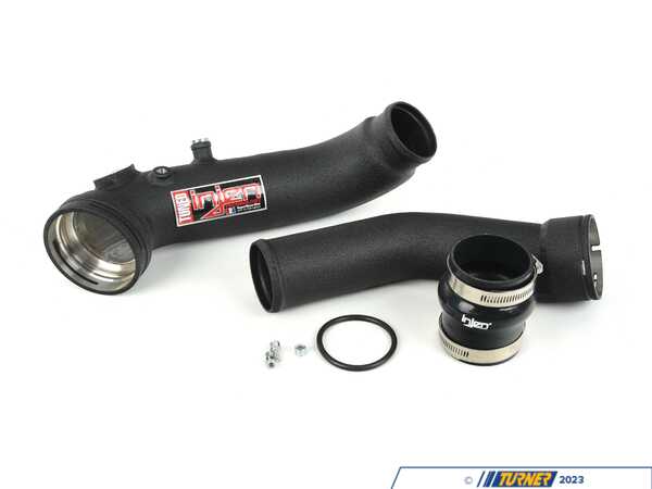 Injen Injen SES Intercooler Charge Pipe - Wrinkle Black - BMW F22/23 F3X M235 M2 335 435 SES1128ICPWB