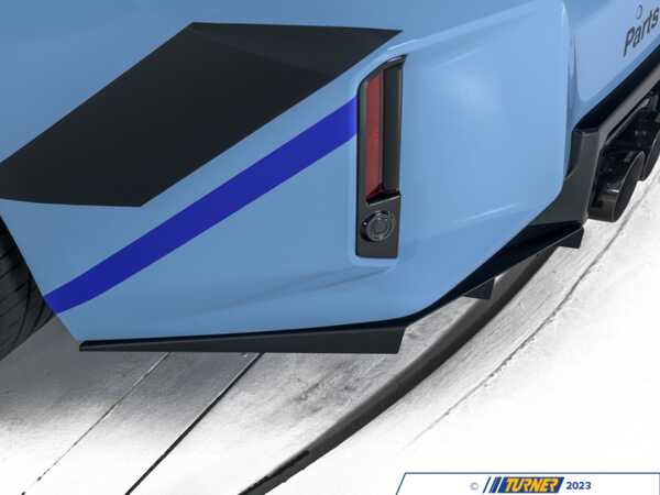 Turner Motorsport Turner Motorsport G87 M2 Rear Diffuser Extensions - Satin Black Aluminum 053235la01KT