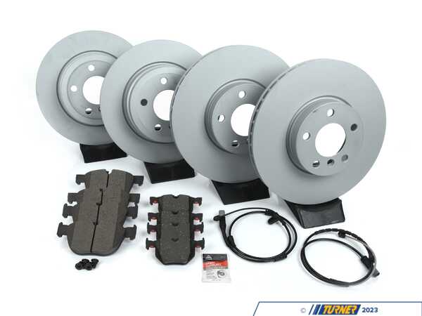 Assembled By ECS Front & Rear Brake Service Kit 34116857096KT6