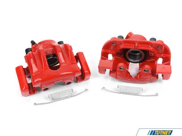 Power Stop Red Powder Coated Calipers - Front Set S1618A