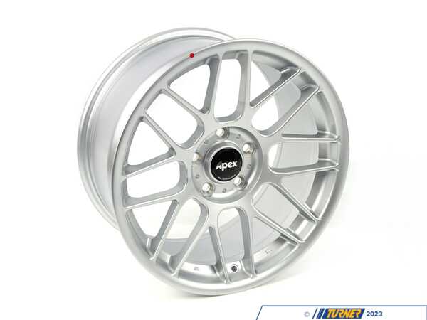 APEX Wheels APEX ARC-8 BMW Wheel - Race Silver - 5x120 18x9" ET30 72.56mm CB ARC818930RS