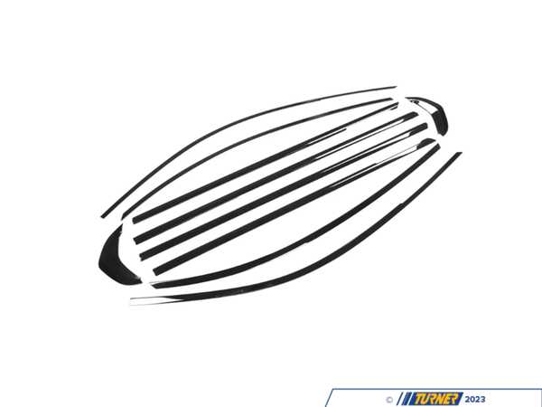 Bremmen Parts Bremmen Black Window Trim Kit - BMW G20 330 Pre-LCI G20330HGSL