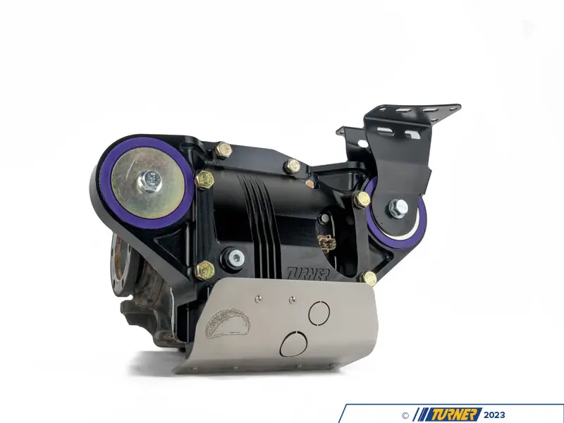  E30 ボディパーツ パープル/ブラック 025993LA - Heavy Duty Dual Mount Differential Cover - E30 (188mm