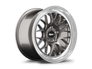 Apex ML-10RT 17x9" ET30 Wheel - Machined Lip Anthracite 