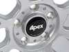 APEX Wheels APEX ARC-8 BMW Wheel - Race Silver - 5x120 18x9" ET30 72.56mm CB ARC818930RS View 2