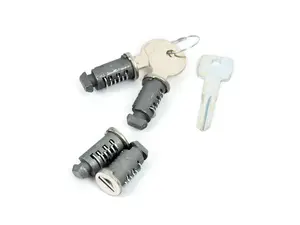 4 LOCK BARRELS WITH KEY