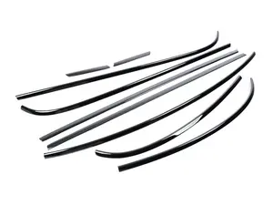 MINI Waistline| Beltline Piano Black Full Belt Line Kit Peel & Stick - R56