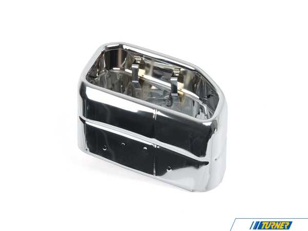 Genuine BMW TAILPIPE TIP, CHROME, RIGHT 18309894676