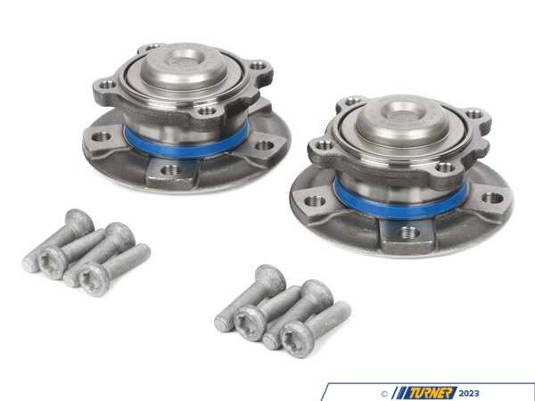 Genuine BMW Front Wheel Bearing Kit - With Hardware 31206876840KT1