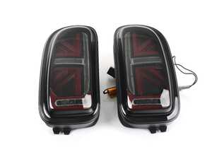Smoked Union Jack LED Rear Tail Lights - R55 Clubman 
