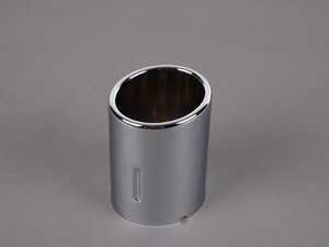 Genuine BMW Exhaust Pipe Extension Chrome 55X65mm / 88mm - 18120000794