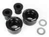 Powerflex Black Series Powerflex BMW E36 / E30 / Z3 / Z1 Front Lower Control Arm Rear Bushing - Aluminum Shell (Centered) PFF5-5301BLK View 1